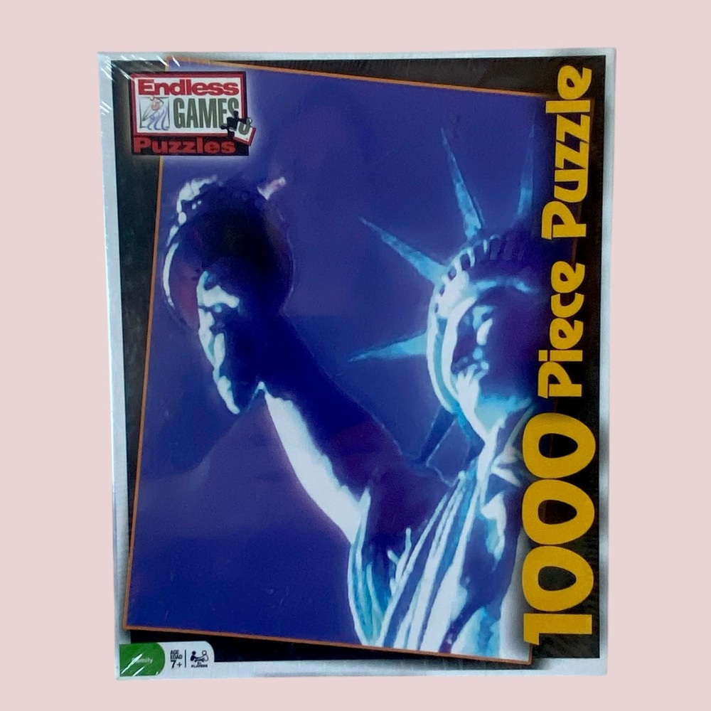 NWT Sealed Statue of Liberty 1000 Piece jigsaw Puzzle Endless Games